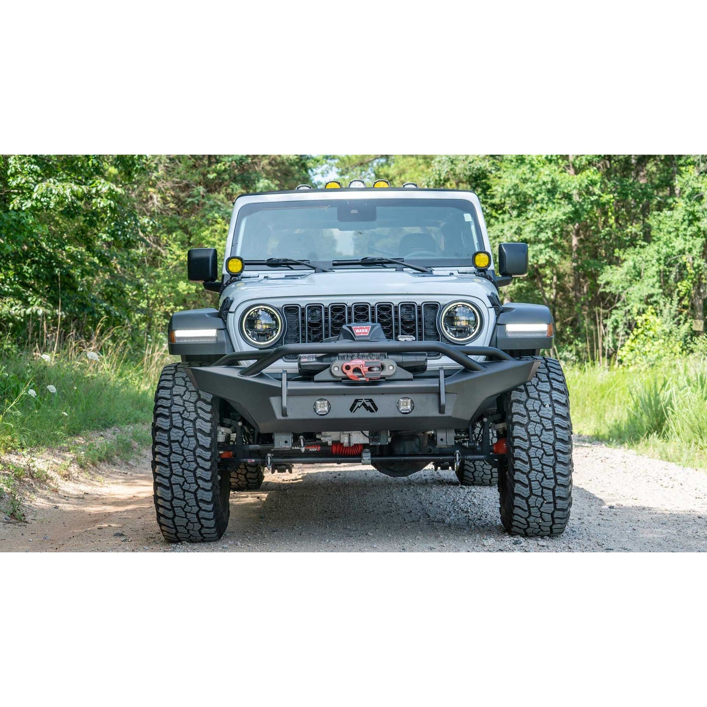 Fab Fours | Lifestyle 3/4th Winch Bumper 2018-25 Jeep JL & JT | JL24-B5051-1 + JL24-B5052-1