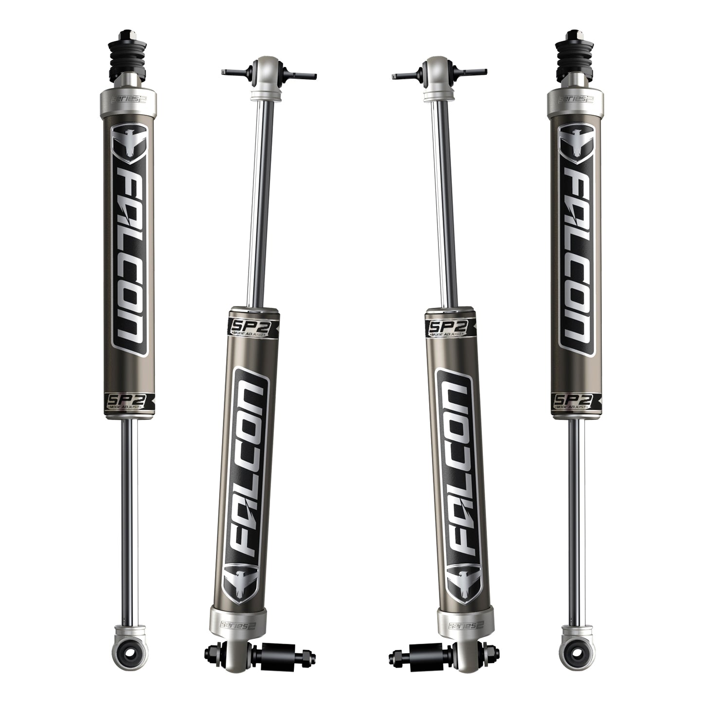 FALCON SHOCKS | 07-18 Jeep Wrangler JK 2 Door SP2 2.1 Monotube Shock Kit 3-3.5 Inch Lift Falcon Shocks | 02-02-21-400-253