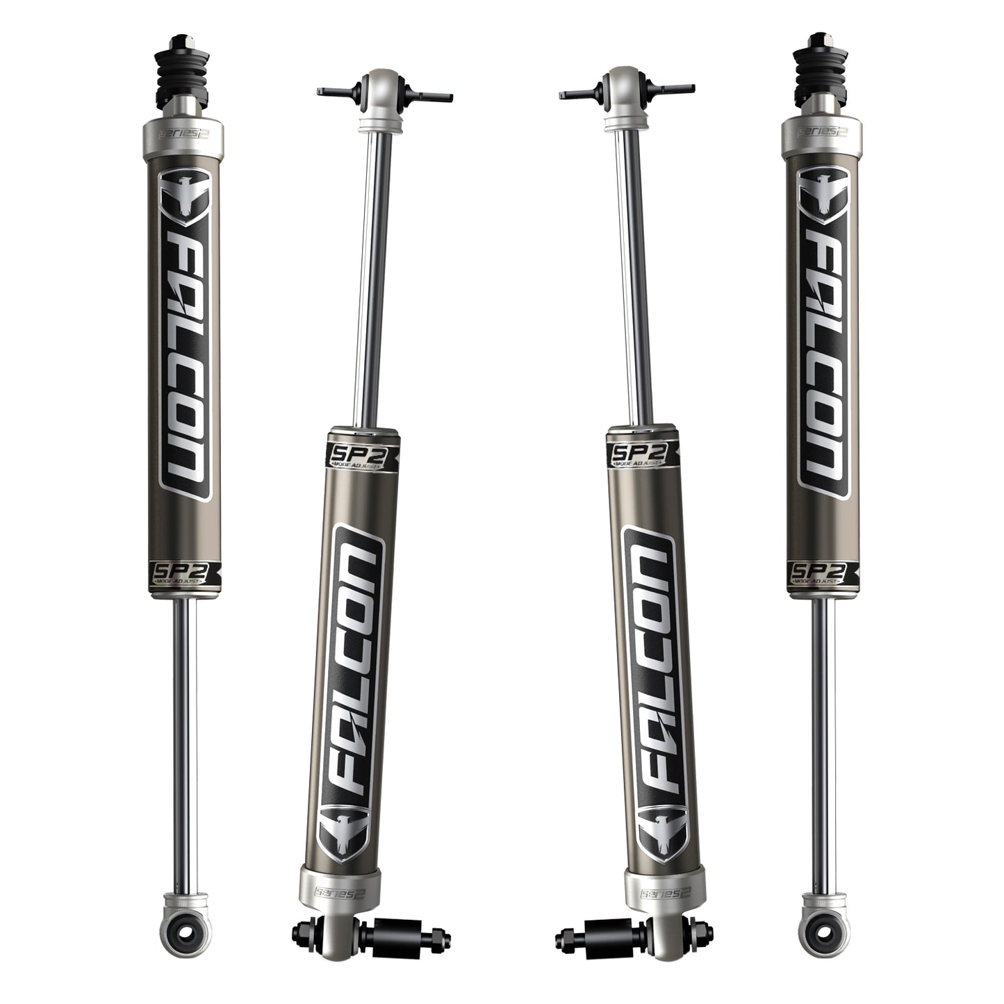 FALCON SHOCKS | 07-18 Jeep Wrangler JK 2 Door SP2 2.1 Monotube Shock Kit 4-6 Inch Lift Falcon Shocks | 02-02-21-400-406