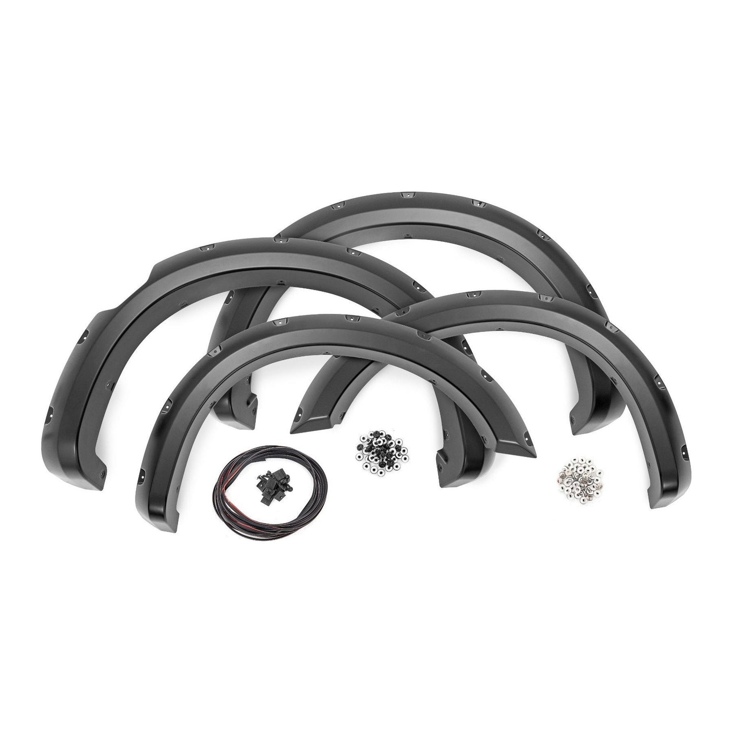 Rough Country Flat Black Pocket Fender Flares I F-N101705A