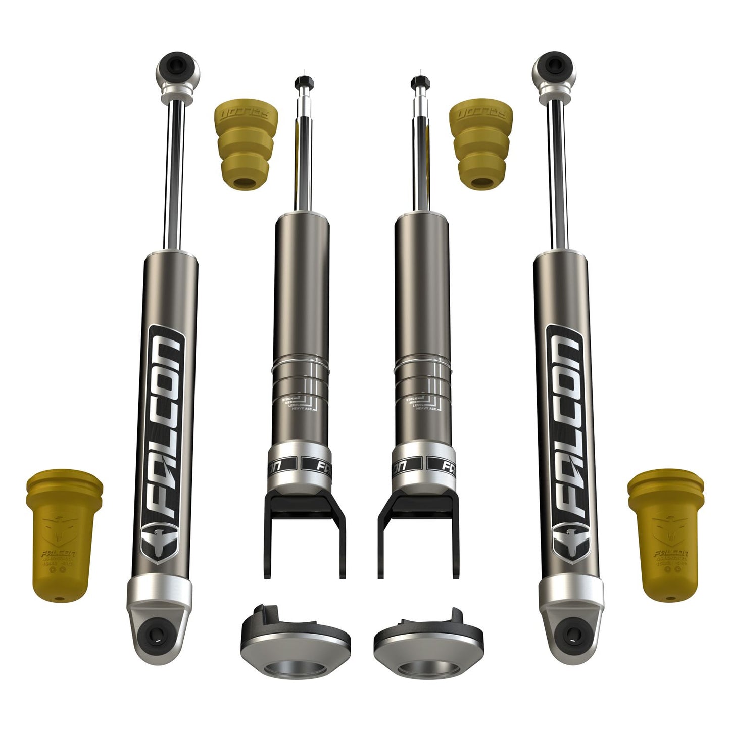 FALCON SHOCKS | 2009+ Dodge/Ram 1500/Classic 2.25 Inch Sport Shock Leveling System Falcon Shocks | 06-04-21-400-002