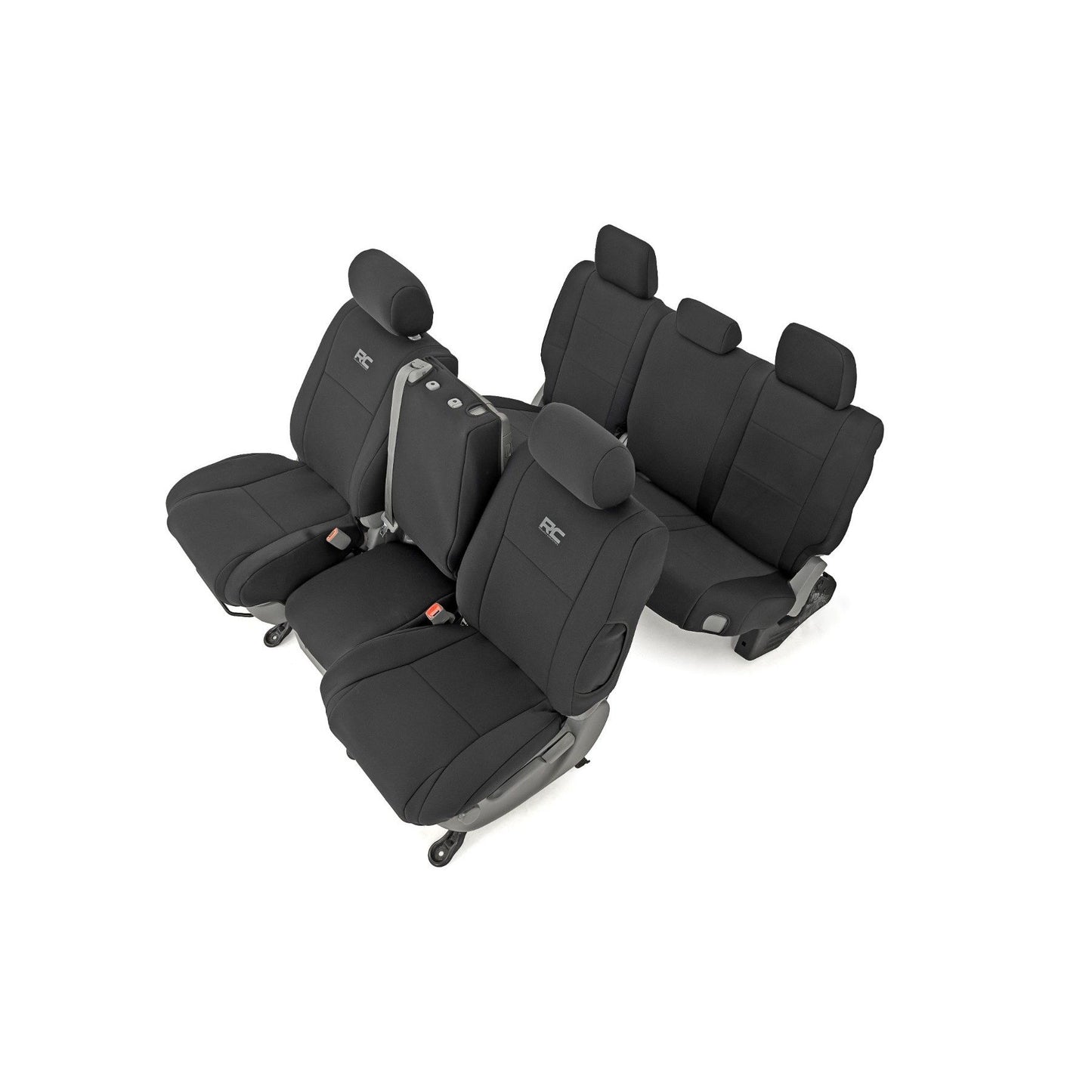 ROUGH COUNTRY Seat Covers | FR w/ Console Cover and Rear | Toyota Tundra 2WD/4WD (07-13) | 91060