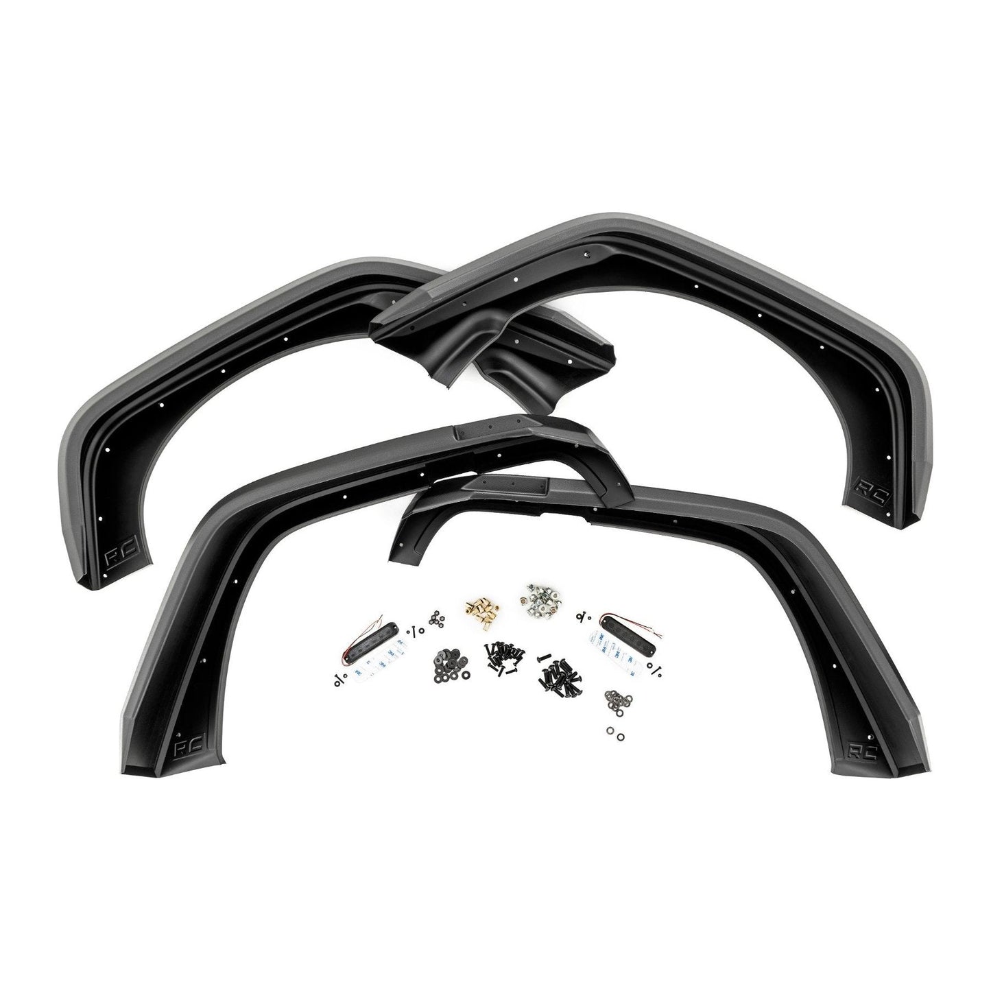 Rough Country High Clearance LED Flat Fender Flare Kit I 99037