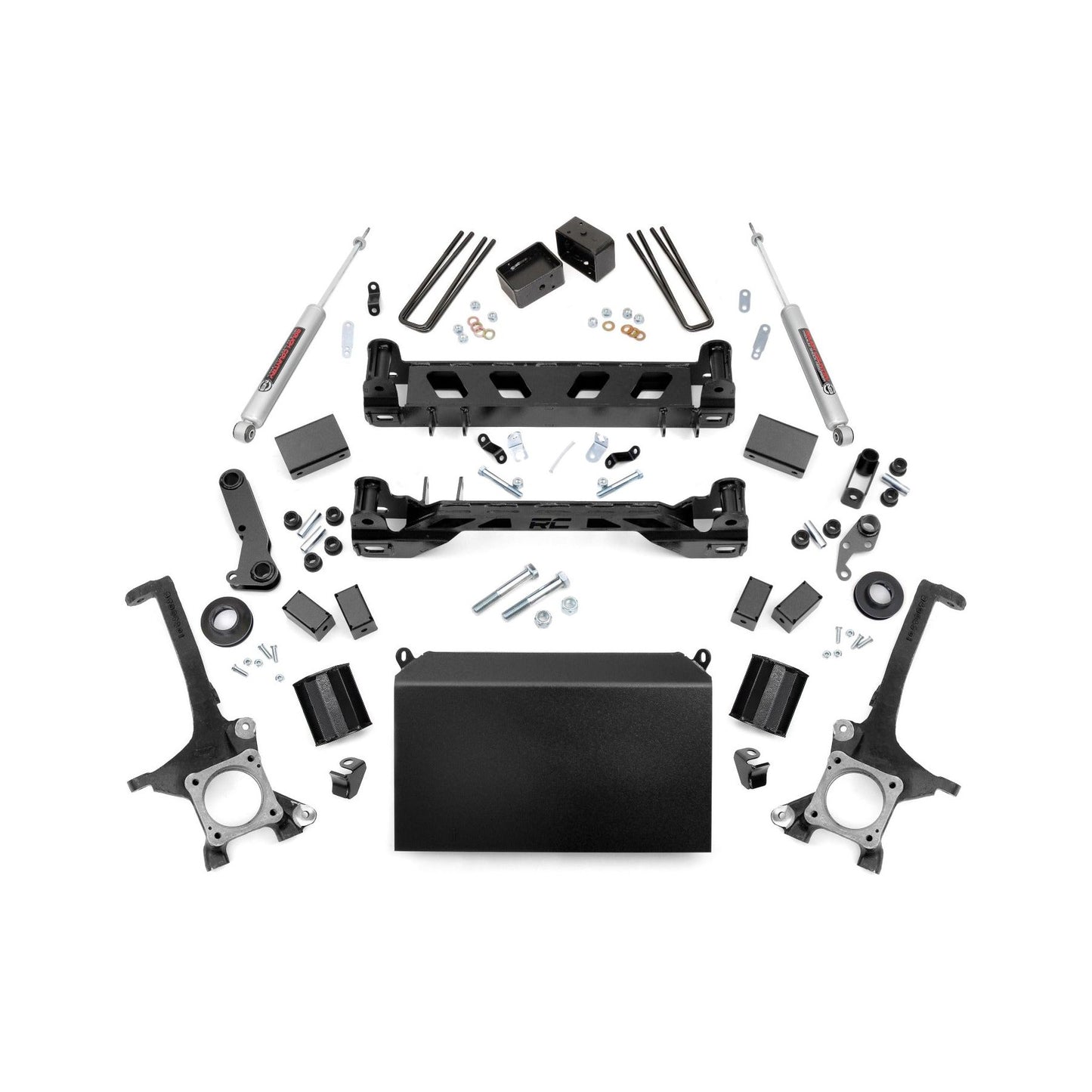 Rough Country Strut Spacers w/N3 Rear Shocks 6 Inch Lift Kit I 75230