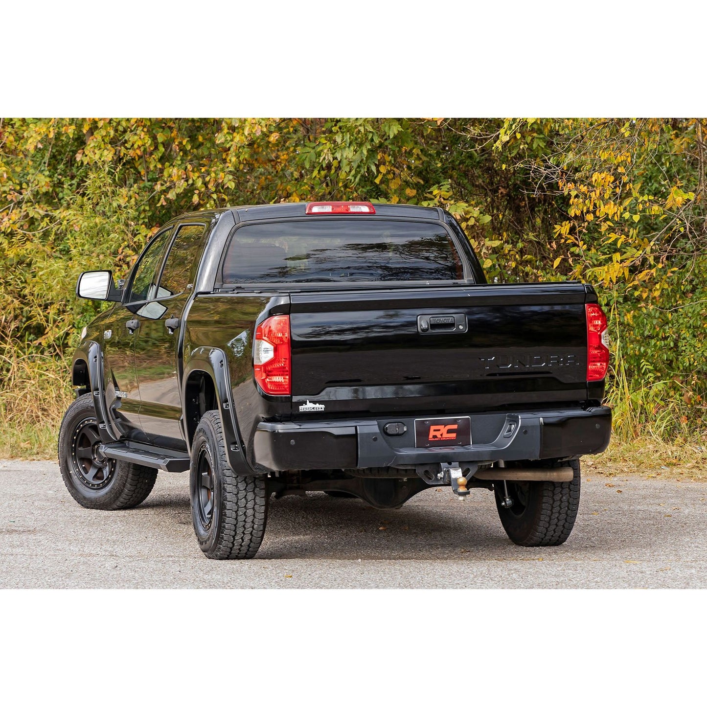 ROUGH COUNTRY HD2 Aluminum Running Boards | Crewmax Cab | Toyota Tundra 2WD/4WD (2007-2021) | SRB071791A