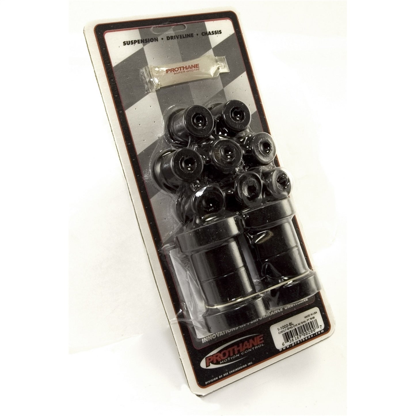 RUGGED RIDGE | 1-1002BL | Front Leaf Spring Bushing Kit, Black, 76-86 Jeep Cj Models