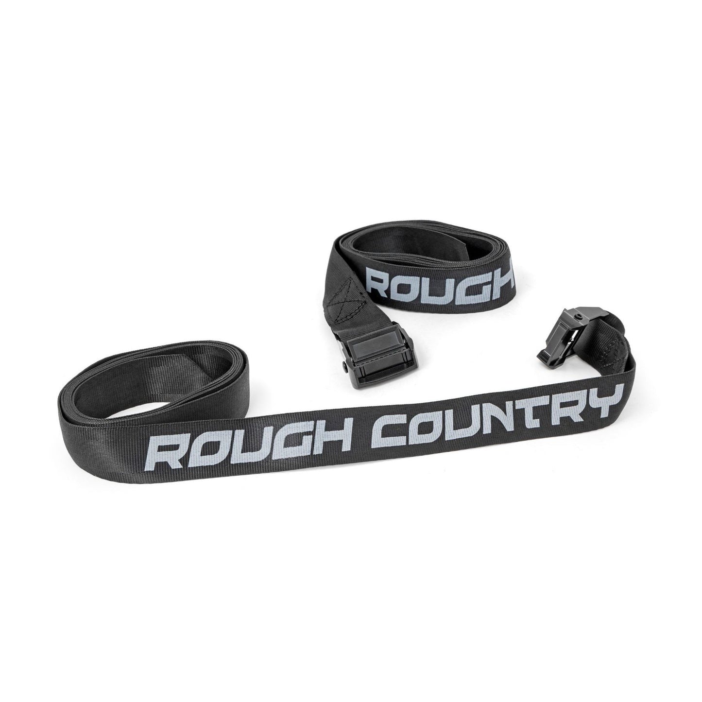 ROUGH COUNTRY Cargo Tie-Down Straps | Cam Buckle | 1.5" x 9' | Pair | 117703A