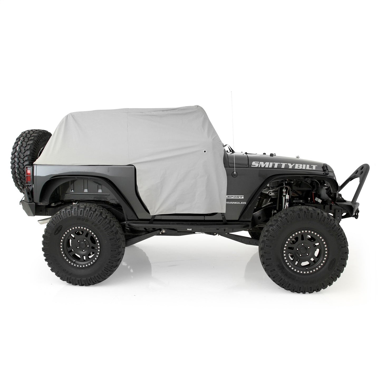 Smittybilt Cab Cover Water Resistant w/Door Flaps Gray I 1068
