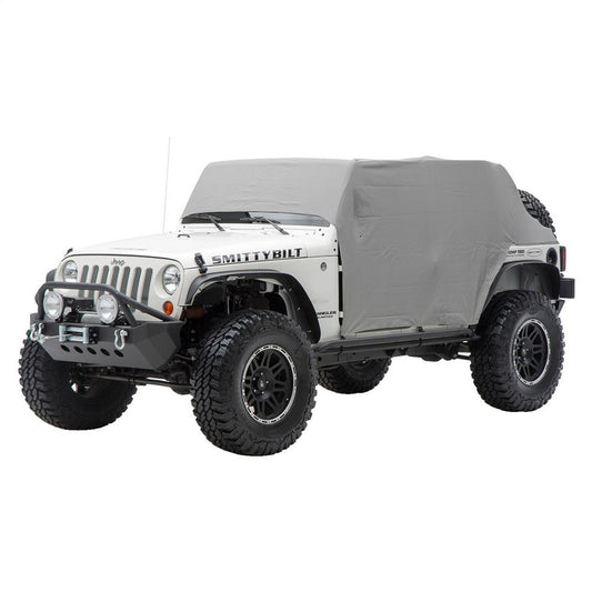 Smittybilt Cab Cover Water Resistant w/Door Flaps Gray I 1069