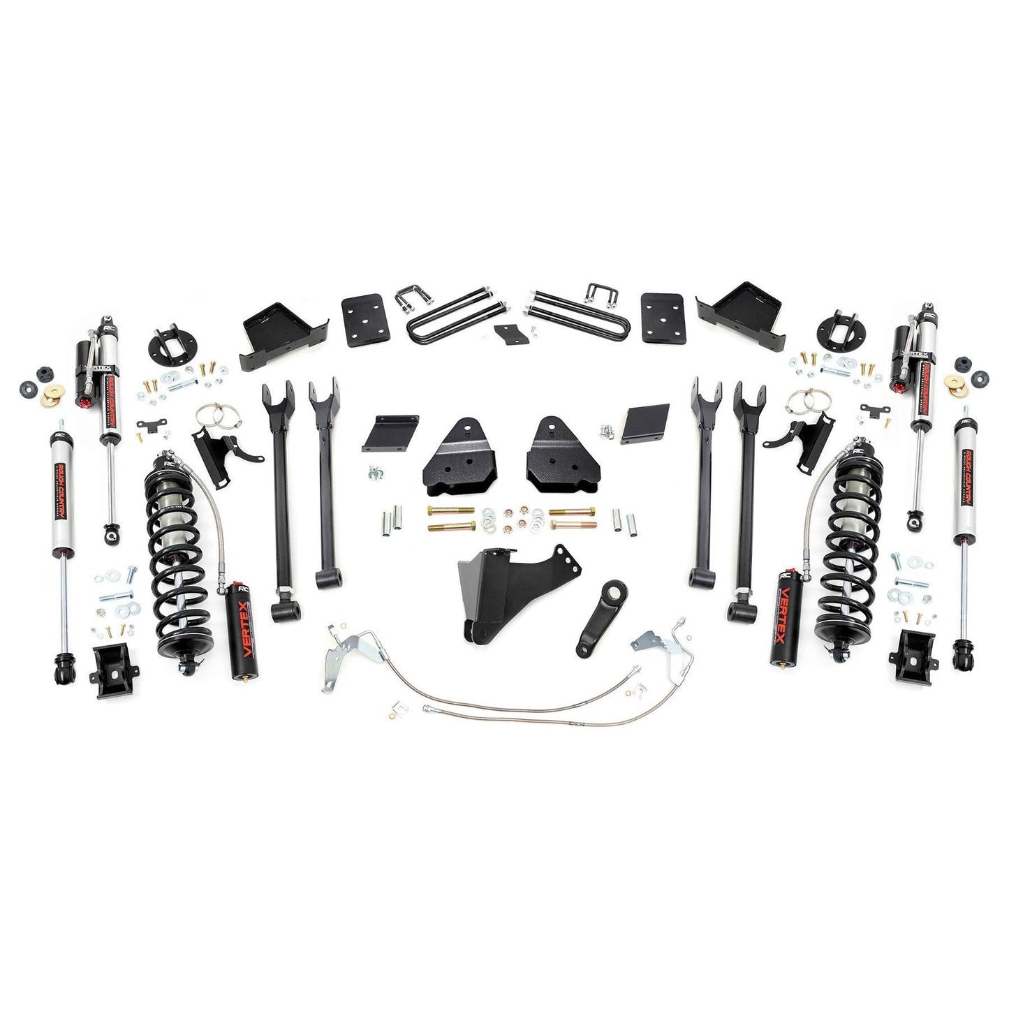 Rough Country Vertex Adjustable Shocks 6 Inch Coilover Conversion Lift Kit I 52759