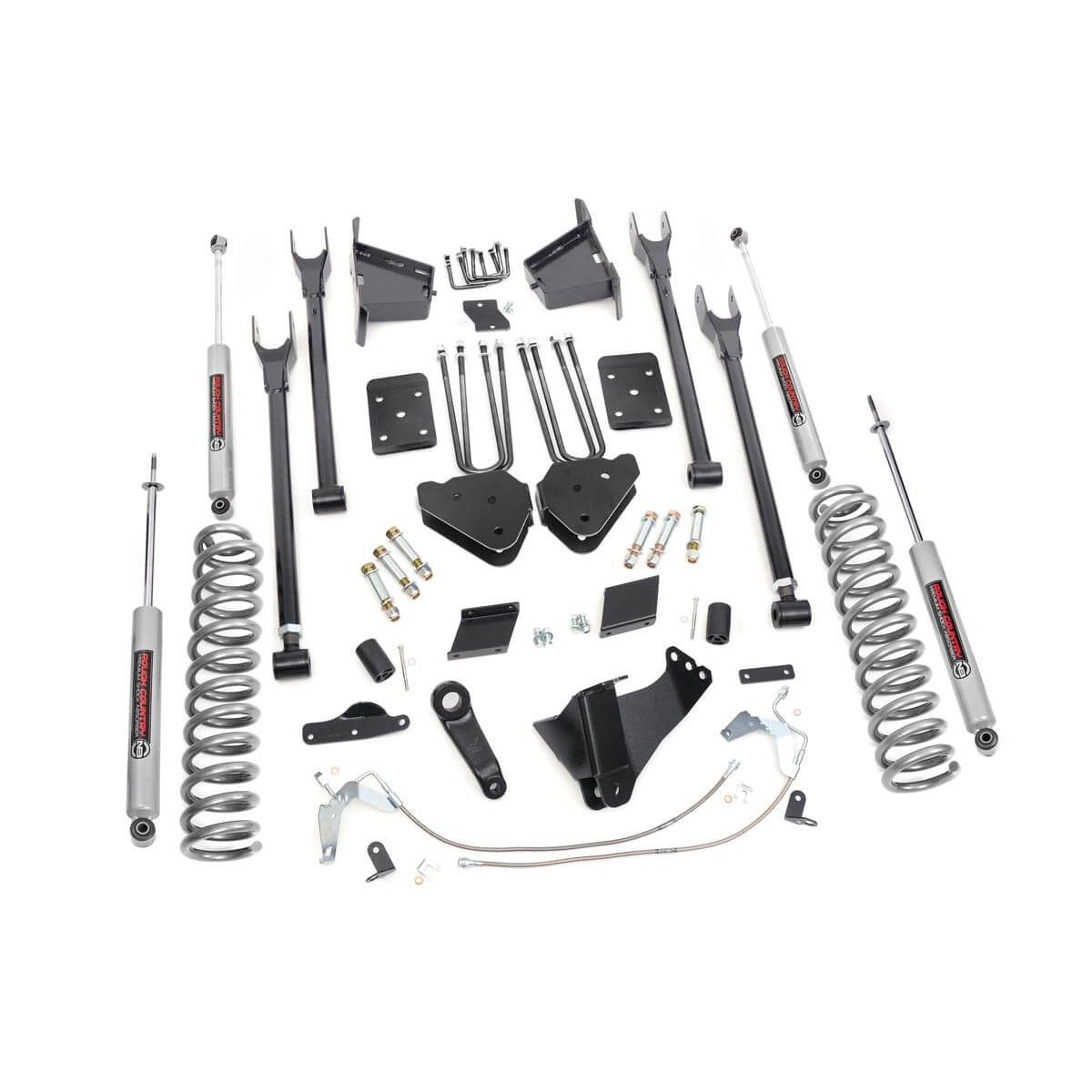 ROUGH COUNTRY 6 Inch Lift Kit | 4-Link | OVLD | Ford F-250 Super Duty 4WD (2011-2014) | 565.2