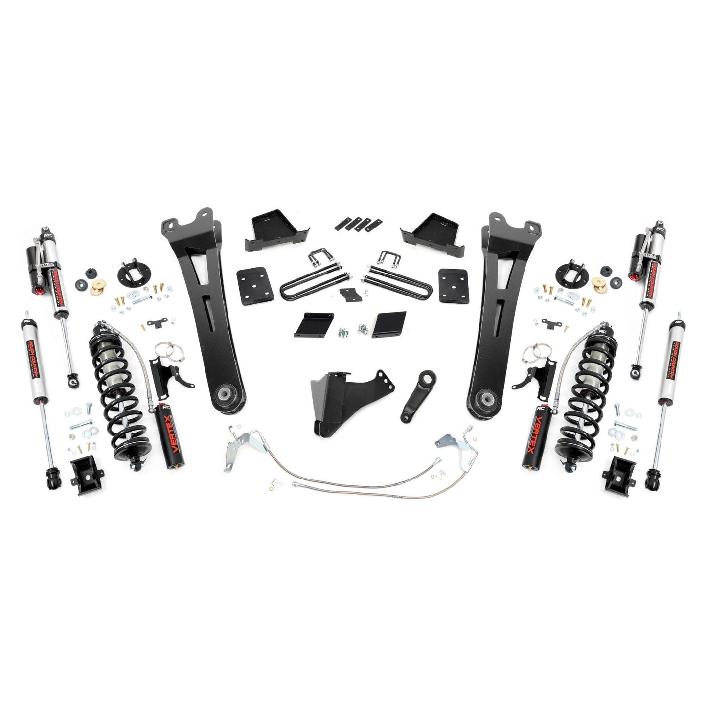 Rough Country Vertex Adjustable Shocks 6 Inch Coilover Conversion Lift Kit I 54159