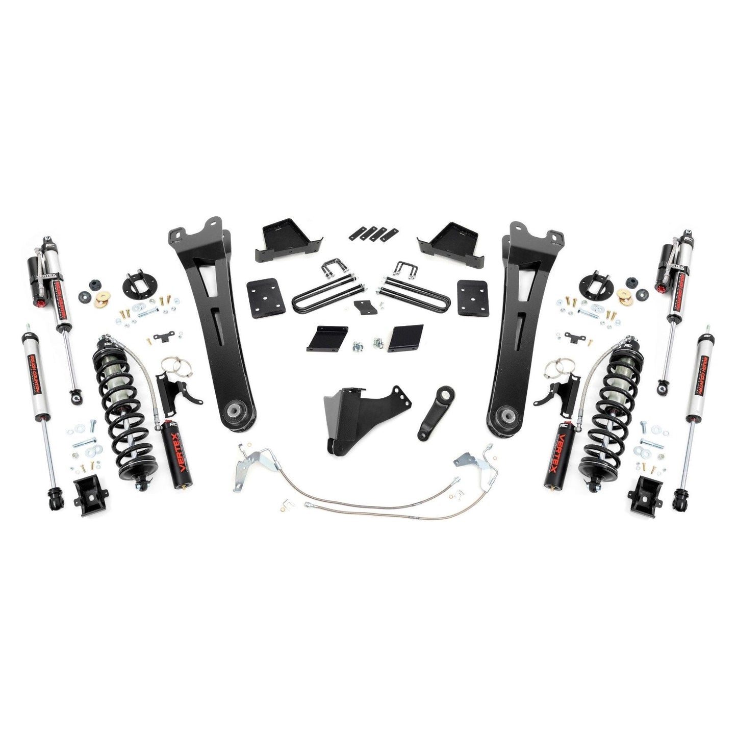Rough Country Vertex Adjustable Shocks 6 Inch Coilover Conversion Lift Kit I 54259