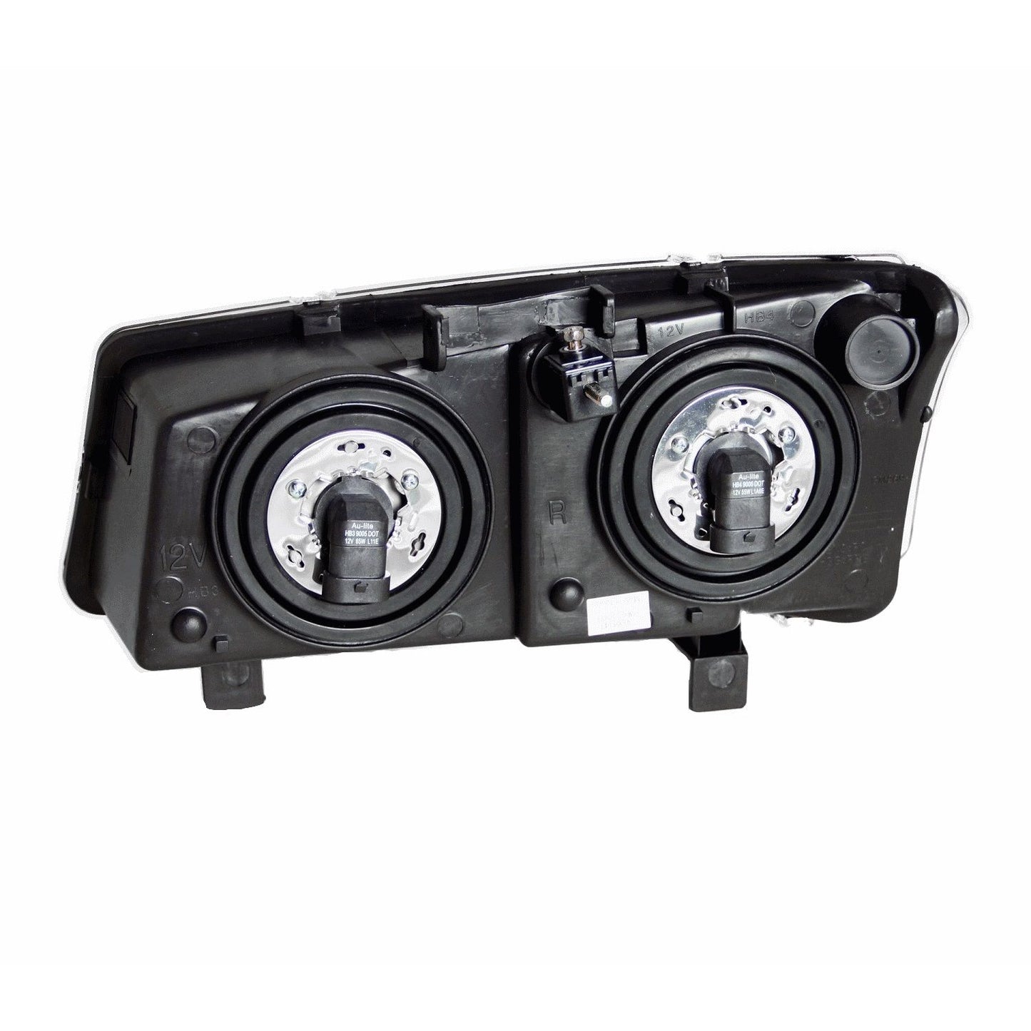 Anzo USA | Crystal Headlight Set Clear Lens Black Housing Pair | Fits Silverado 1500 | 111009