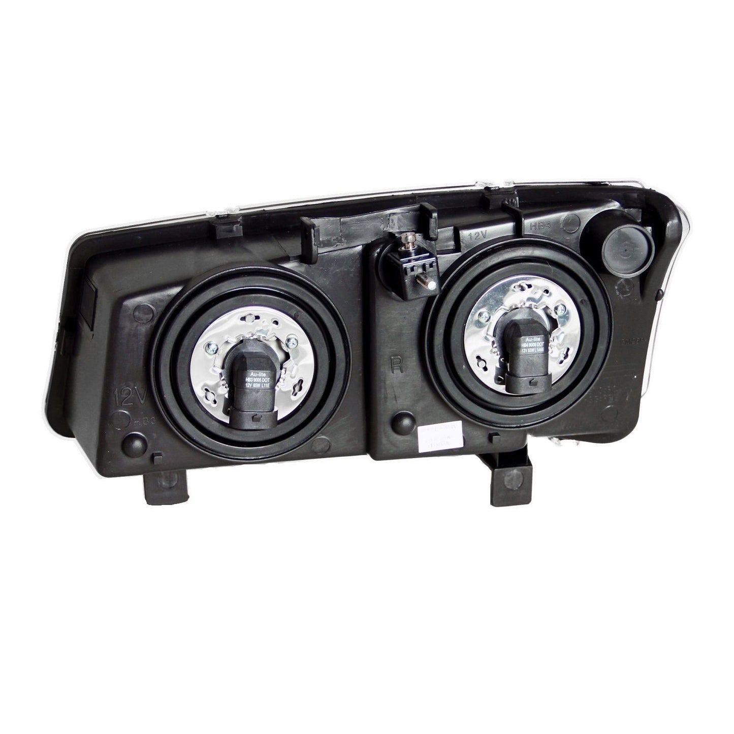 Anzo USA | Crystal Headlight Set Clear Lens Chrome Housing Pair | Fits Silverado 1500 | 111010