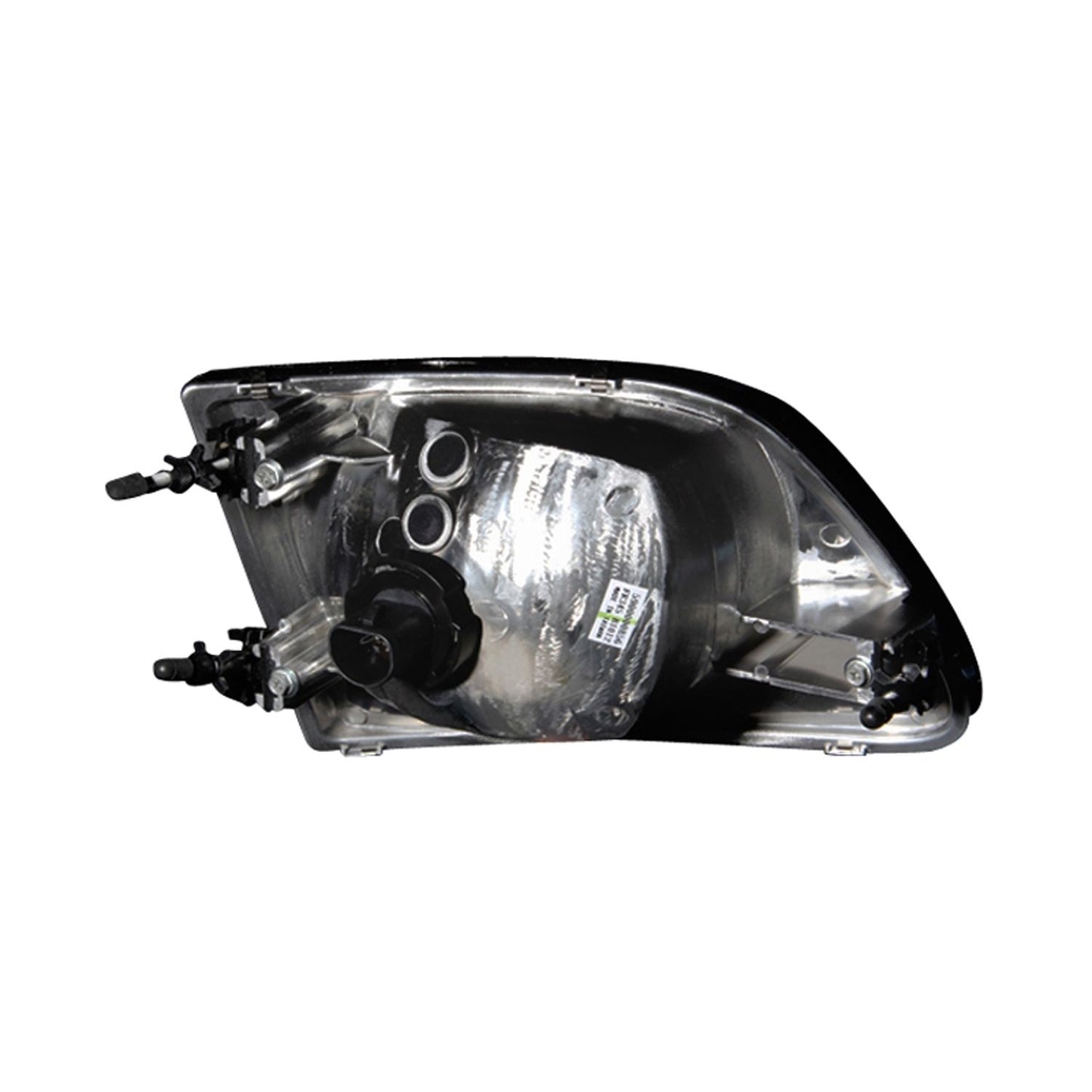 Anzo USA | Crystal Headlight Set Clear Lens Black Housing G2 Pair | Fits F-150 | 111083