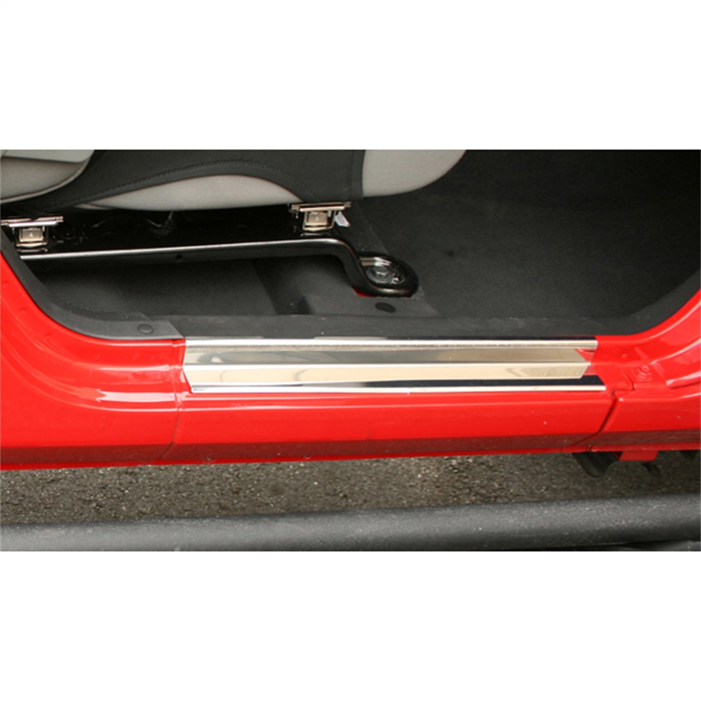 RUGGED RIDGE | 11119.04 | Entry Guard Pair Stainless Steel Jk Wrangler 2Dr 3M Tape 07-16