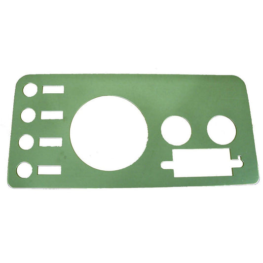 RUGGED RIDGE | 11124.01 | Gauge Cover, Stainless, 76-86 Cj