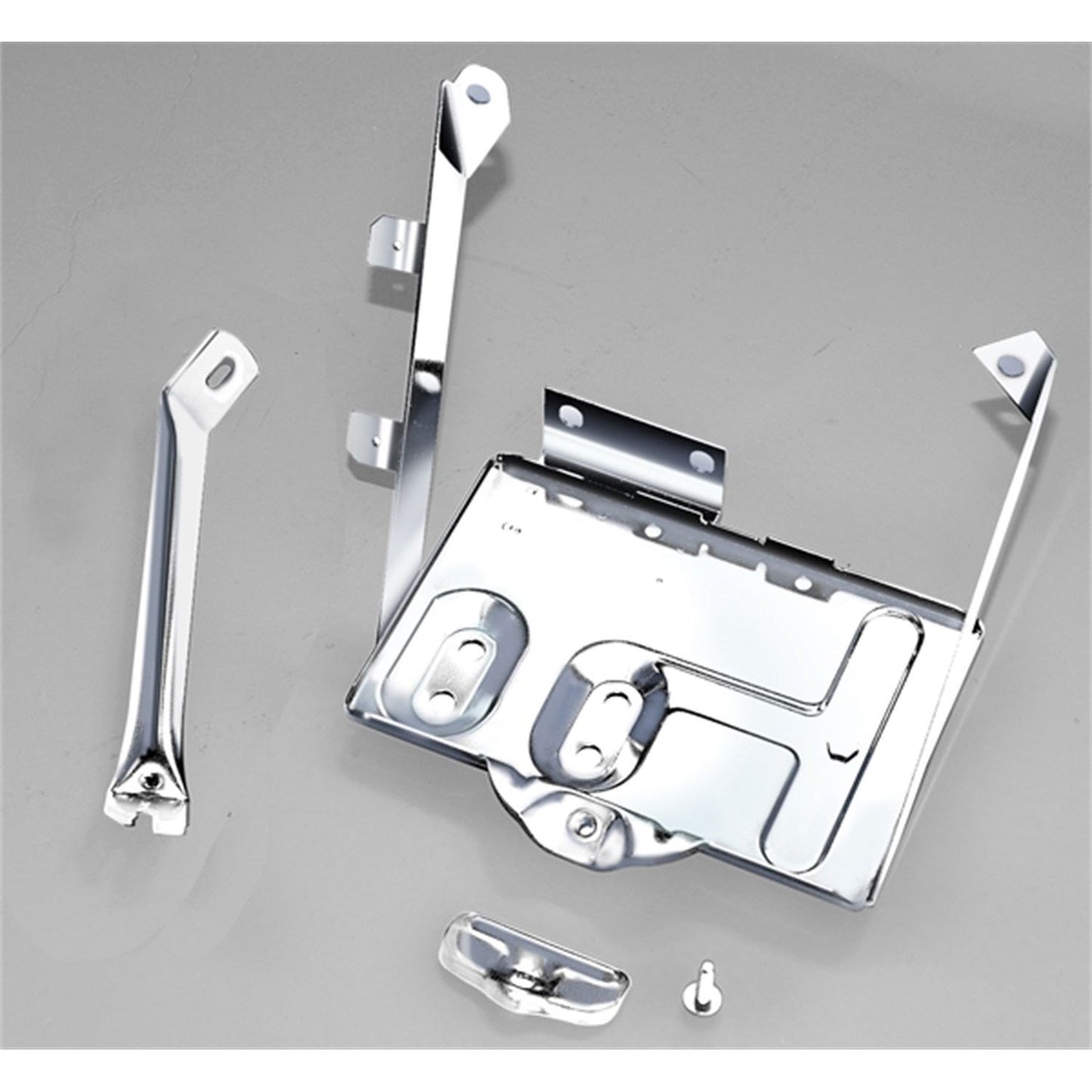 RUGGED RIDGE | 11132.01 | Battery Tray Kit, Stainless, 76-86 Cj