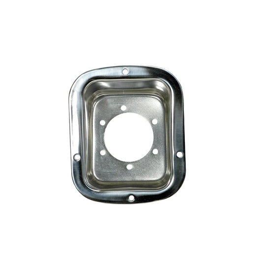RUGGED RIDGE | 11135.01 | Gas Tank Filler Cover, Stainless, 76-95 Wrangler