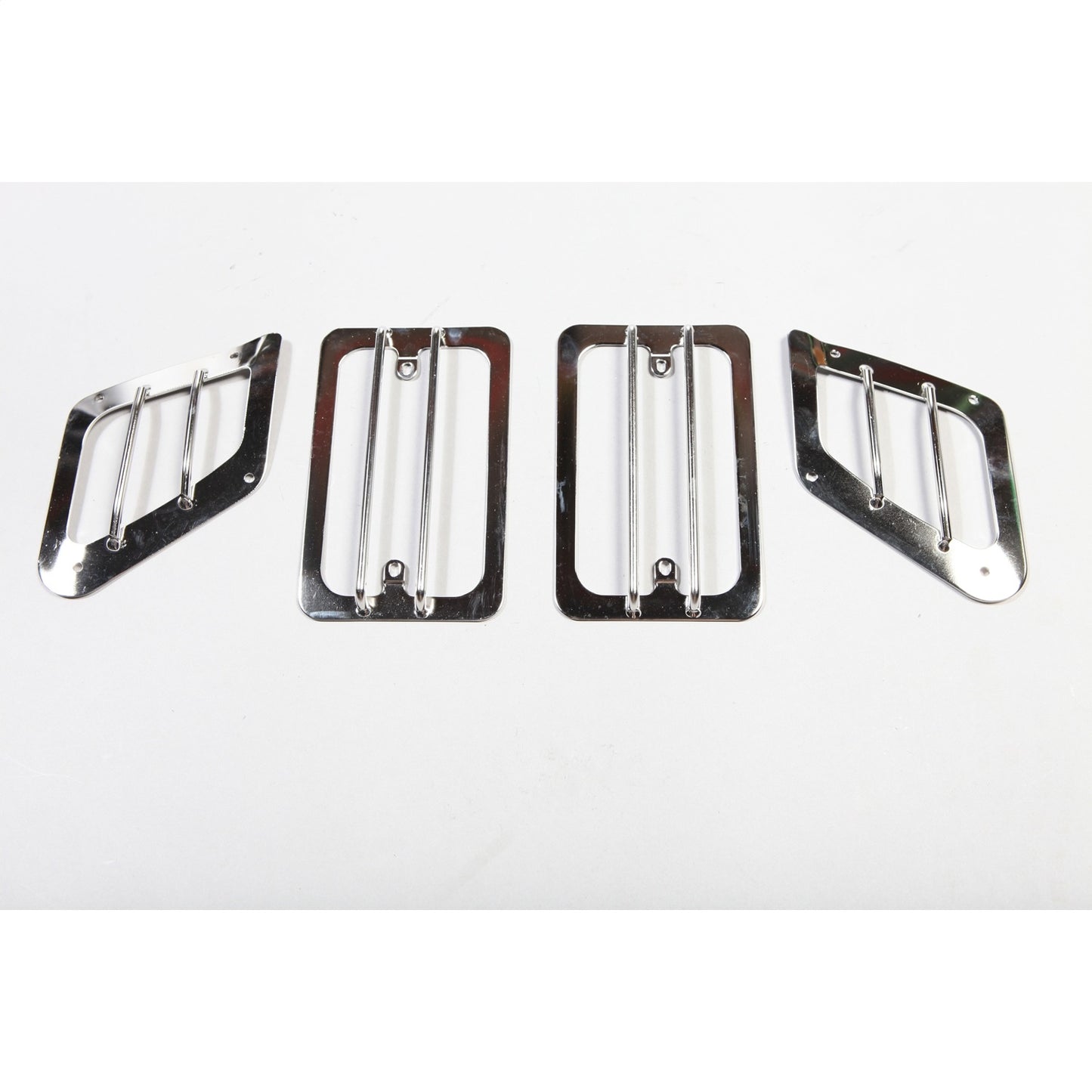 RUGGED RIDGE | 11142.02 | Front Side Marker And Park Euro Guards, Stainless, 97-06 Wrangler/Unlimited (4 P