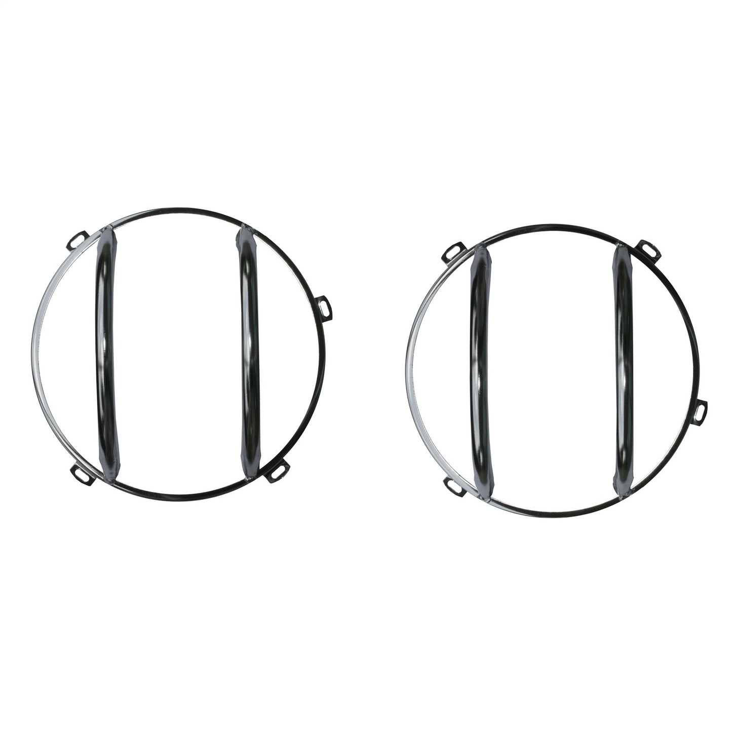 RUGGED RIDGE | 11142.04 | Euro Guard Headlight Stainless Steel Jk Wrangler 07-16,Pair