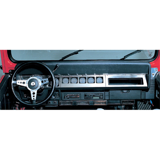 RUGGED RIDGE | 11144.01 | Dash Overlay, Stainless, 87-95 Wrangler