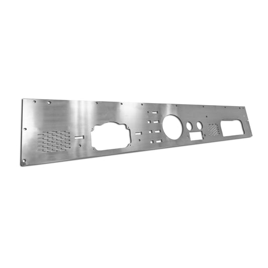 RUGGED RIDGE | 11144.12 | Dash Panel With Pre-Cut Holes, Stainless Steel, 76-86 Jeep Cj Models