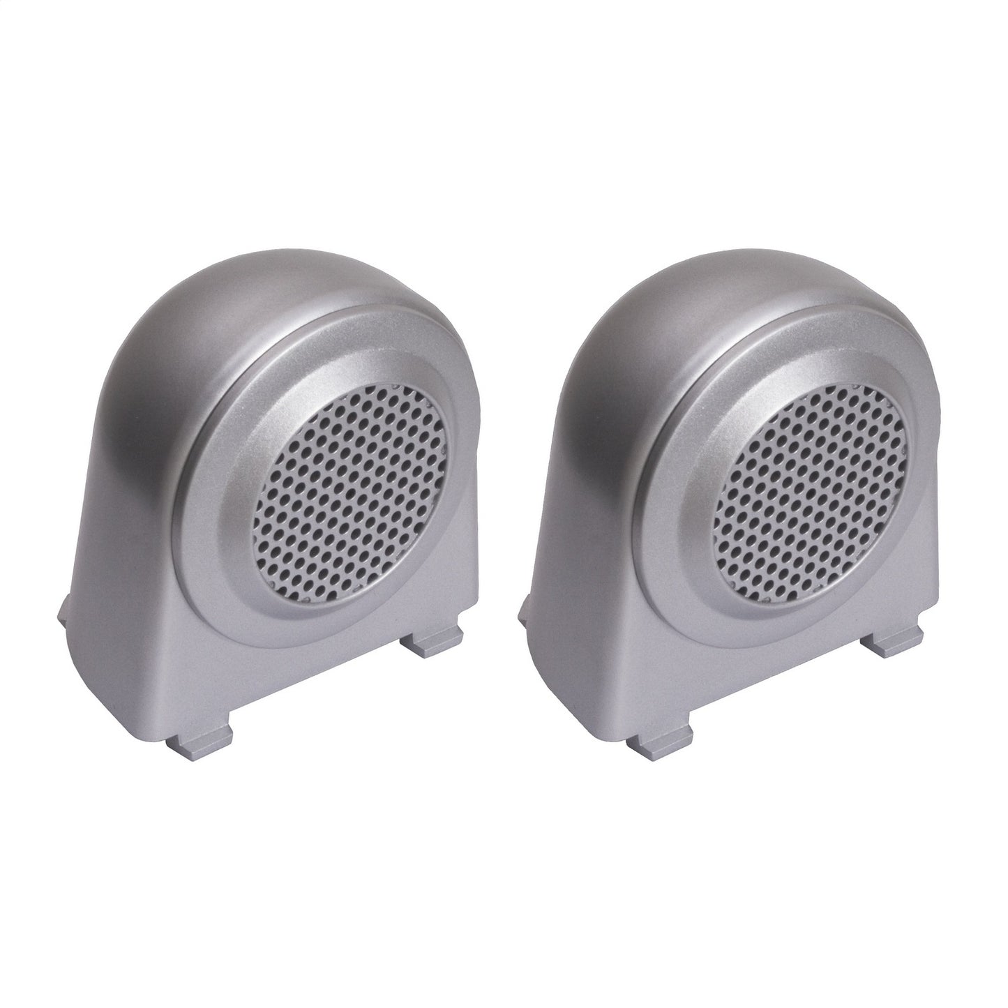 RUGGED RIDGE | 11151.11 | Tweeter Speaker Enclosures, Brushed Silver, 07-10 Jeep Wrangler (Jk)