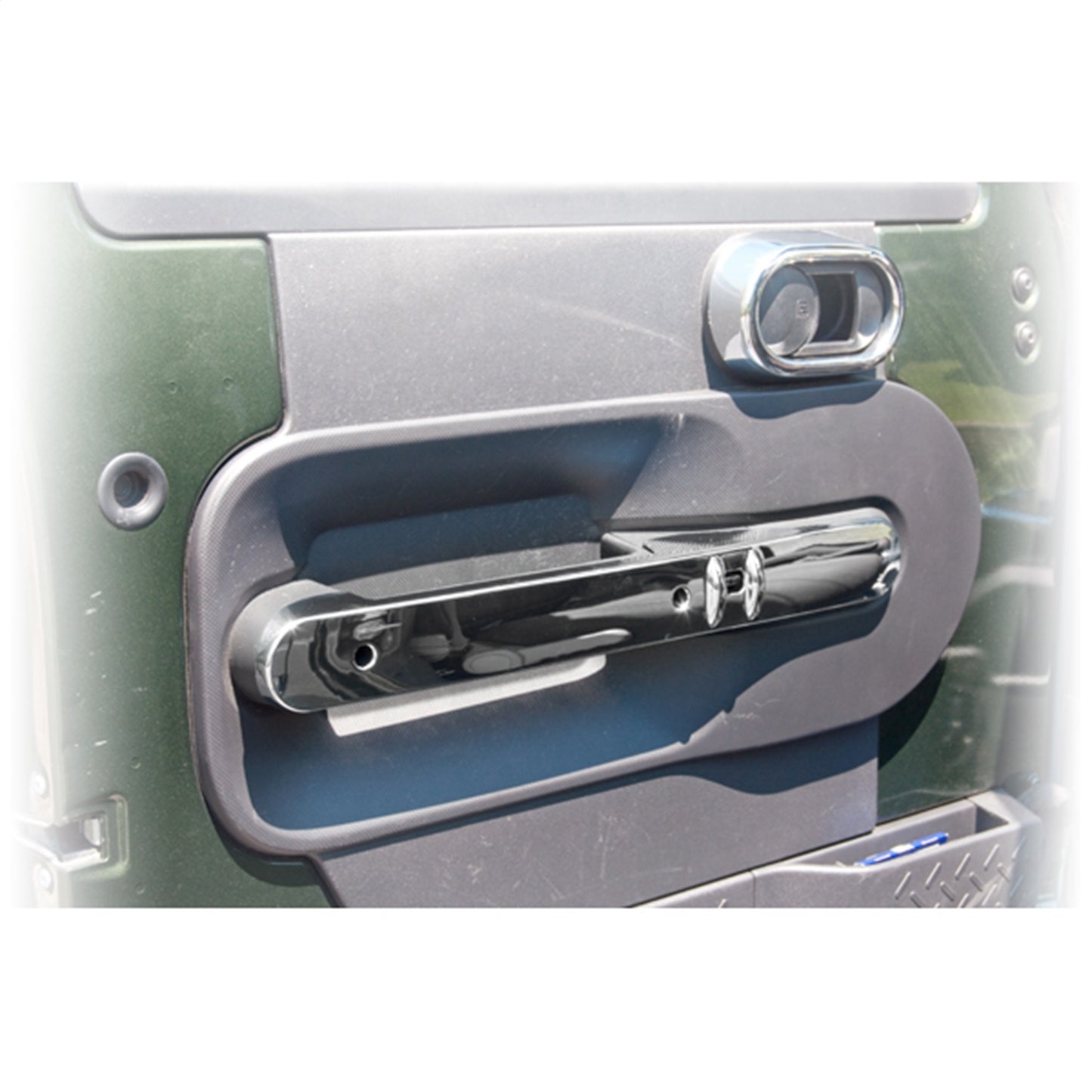 RUGGED RIDGE | 11156.16 | Front Door Handle Trim, Chrome, 07-10 Jeep Wrangler (Jk)