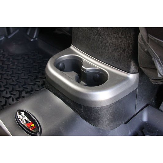 RUGGED RIDGE | 11157.18 | Center Cup Console,Charcoal,2Nd Row,11-16 Jeep Wrangler