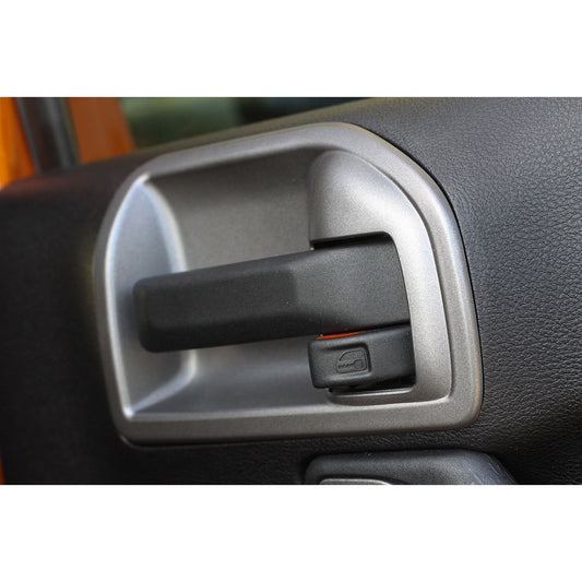 RUGGED RIDGE | 11157.2 | Silver Door Latch Trim For 11-16 Wrangler(Jk)