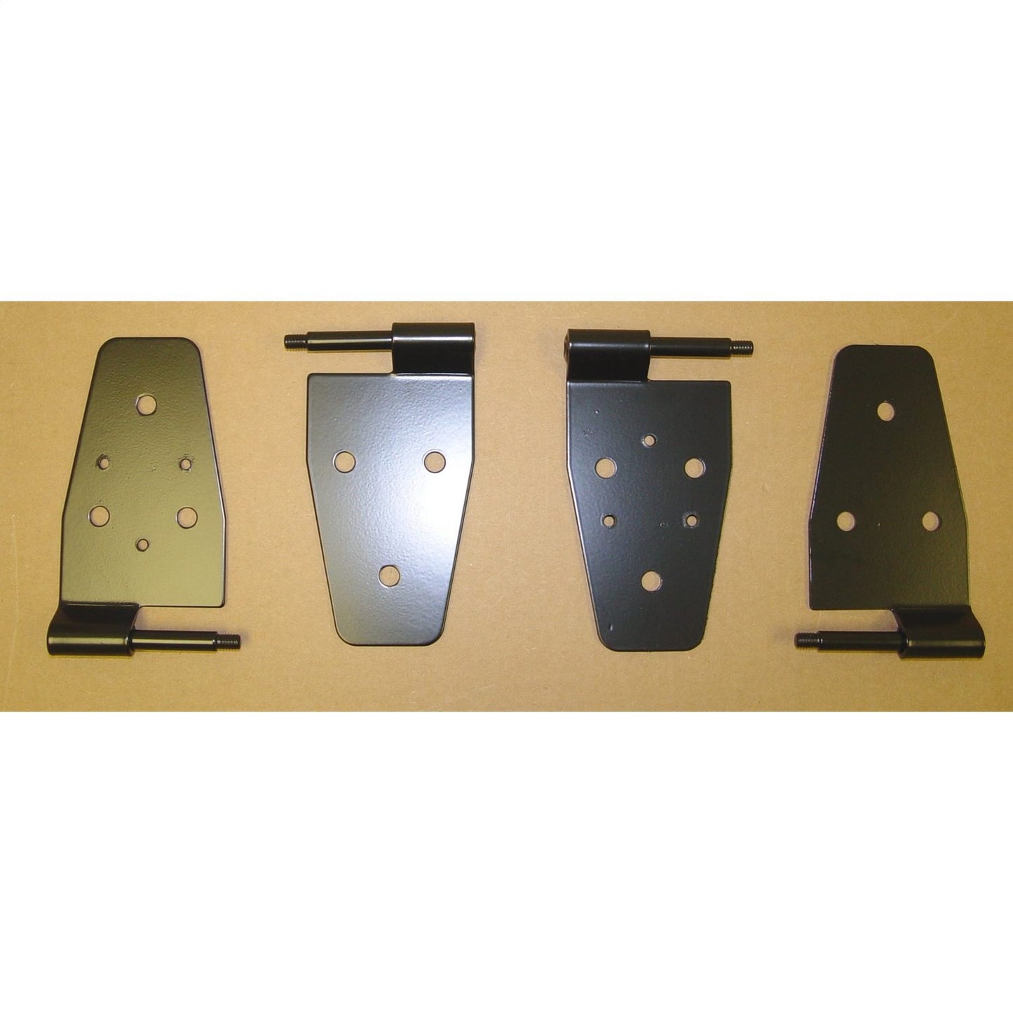 RUGGED RIDGE | 11202.01 | Door Hinge Kit,87-06Jeep Wrangler With Steel Half Doors,Black