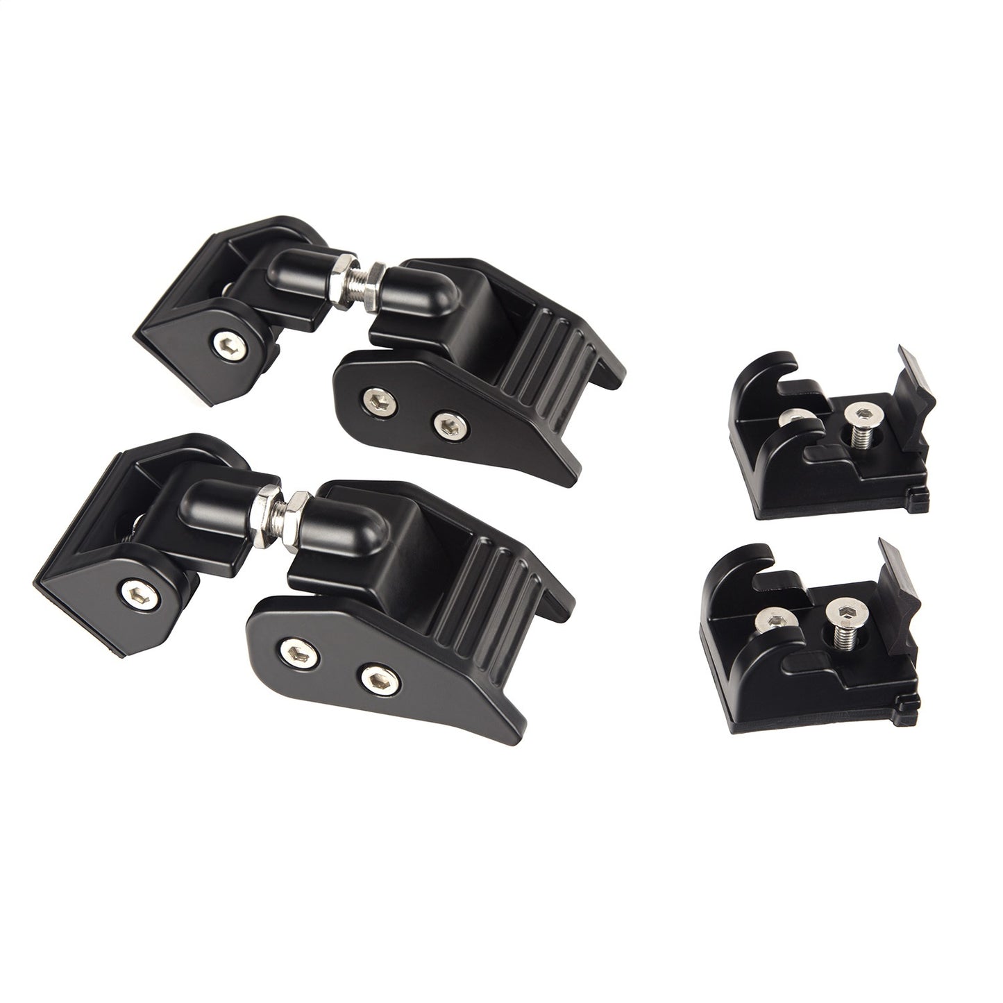 RUGGED RIDGE | 11210.11 | 07-17 Wrangler Hood Catch Black Alum