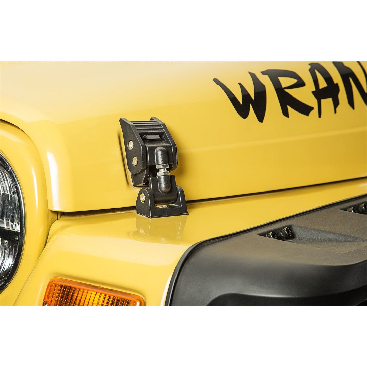 RUGGED RIDGE | 11210.18 | 97-06 Jeep Wrangler Hood Catches Textured Black