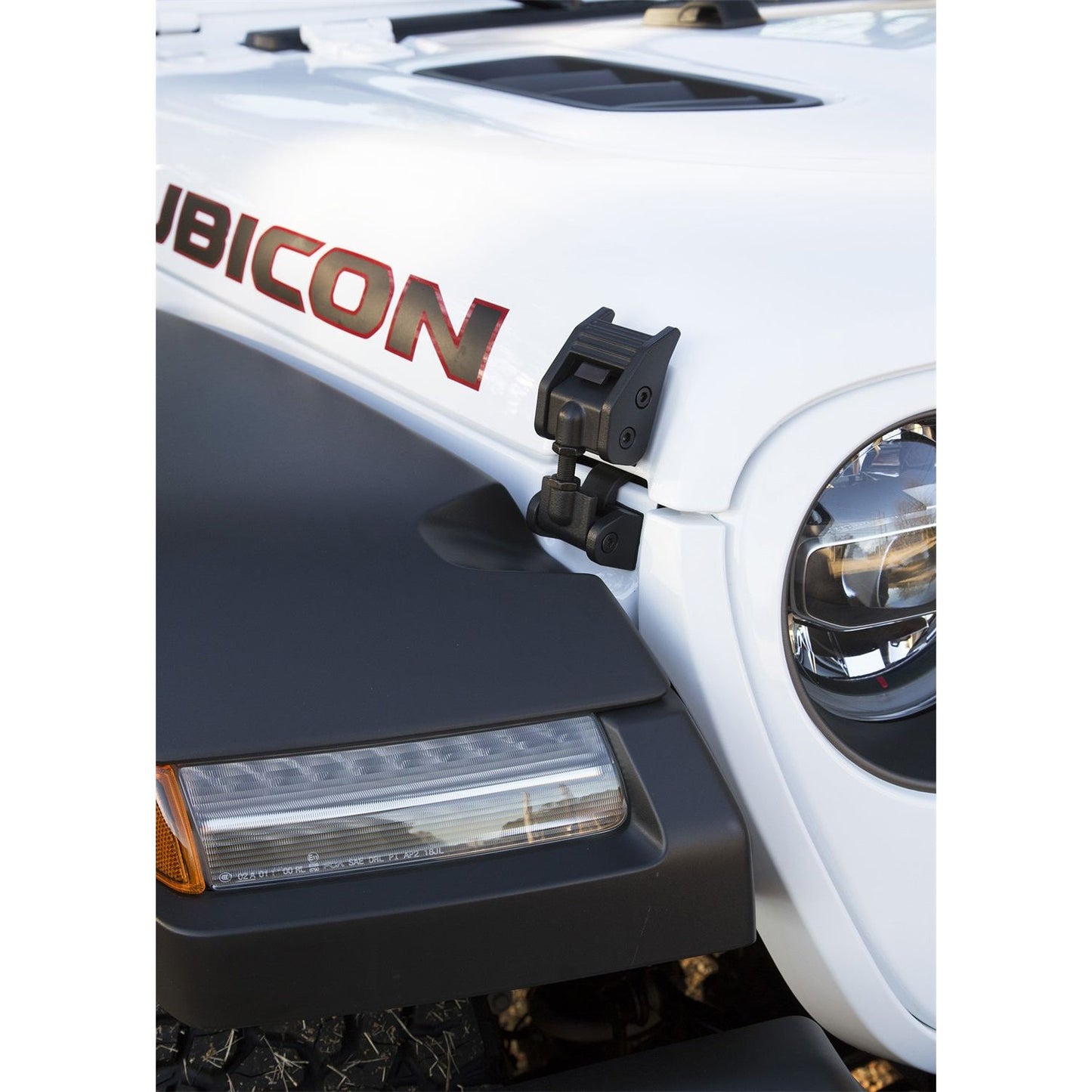 RUGGED RIDGE | 11210.27 | Hood Catch Kit, Textured Black; 2018-19 Jeep Wrangler/Gladiator