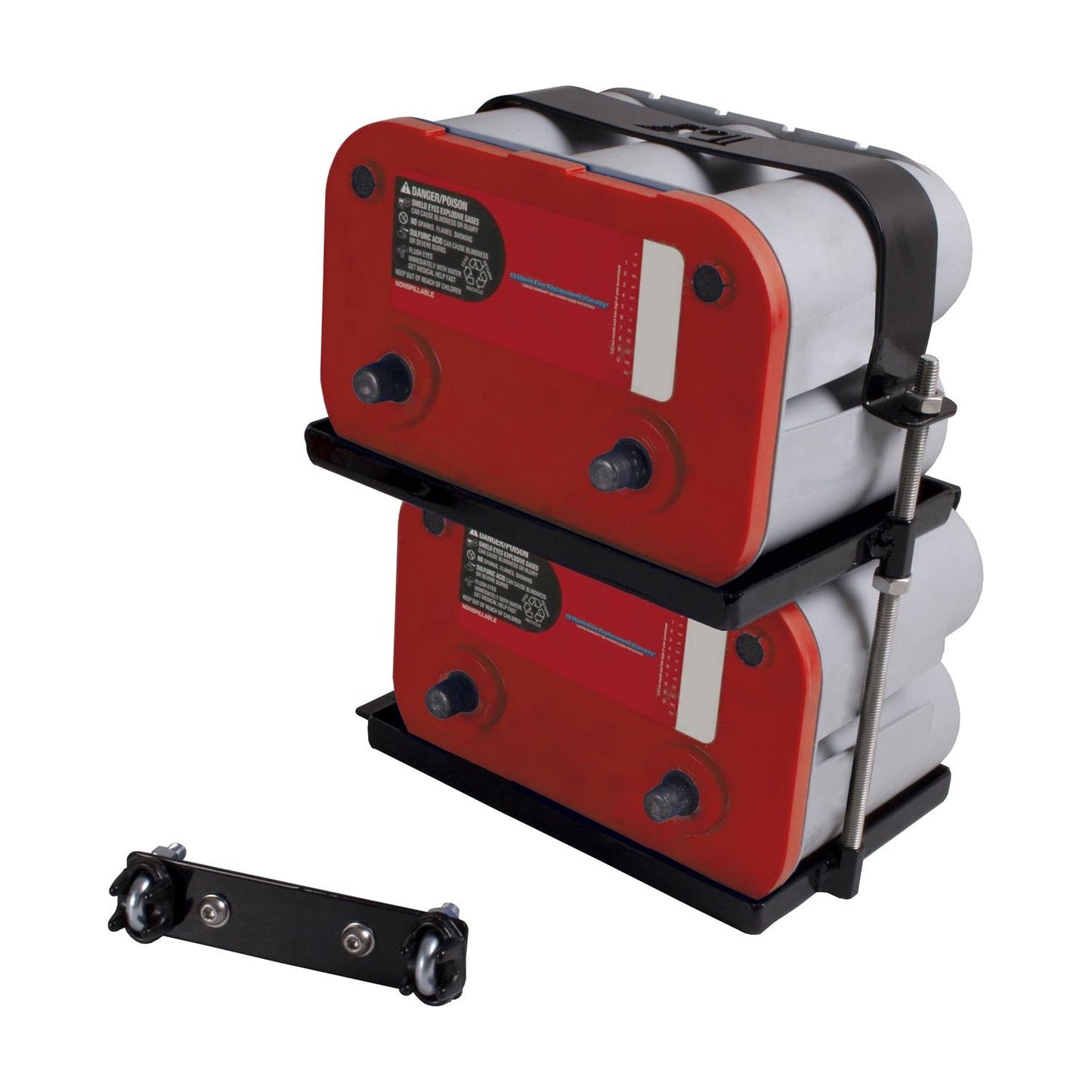RUGGED RIDGE | 11214.52 | Dual Battery Tray, 97-06 Jeep Wrangler