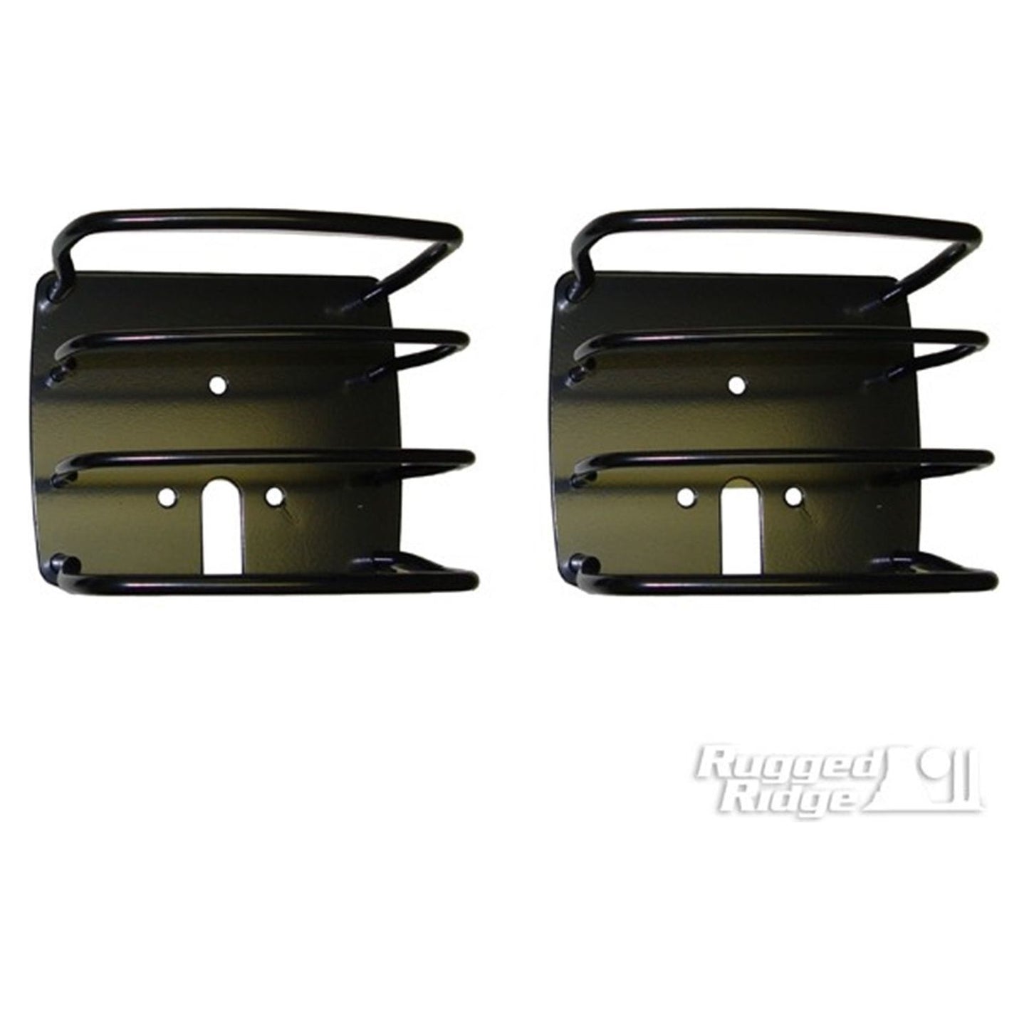 RUGGED RIDGE | 11226.01 | Euro Tail Light Guard Pair, Black, 76-06 Cj/Wrangler