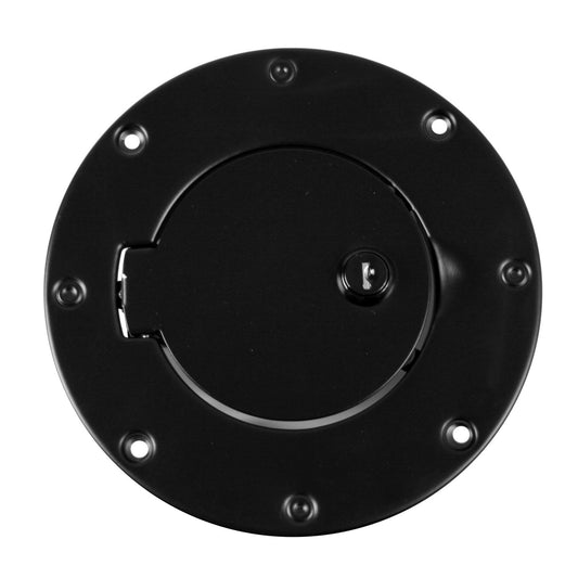 RUGGED RIDGE | 11229.04 | Gas Hatch Cover97-06 Wranglerblack Stainless Steel Locking