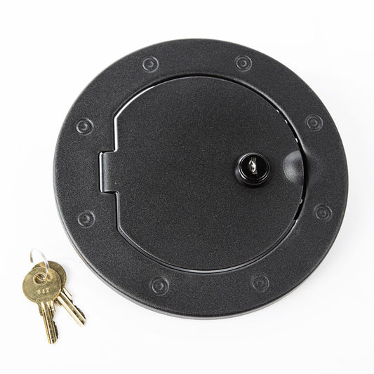 RUGGED RIDGE | 11229.06 | Locking Gas Cap Door, Textured Black; 07-17 Jk