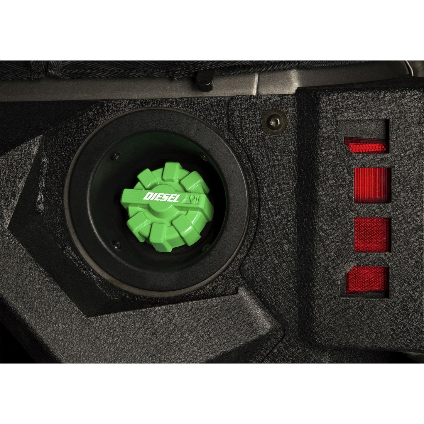 RUGGED RIDGE | 11229.13 | Elite Fuel Cap, Aluminum, Green, 01-18 Jeep Wrangler Tj/Lj/Jk/Jku
