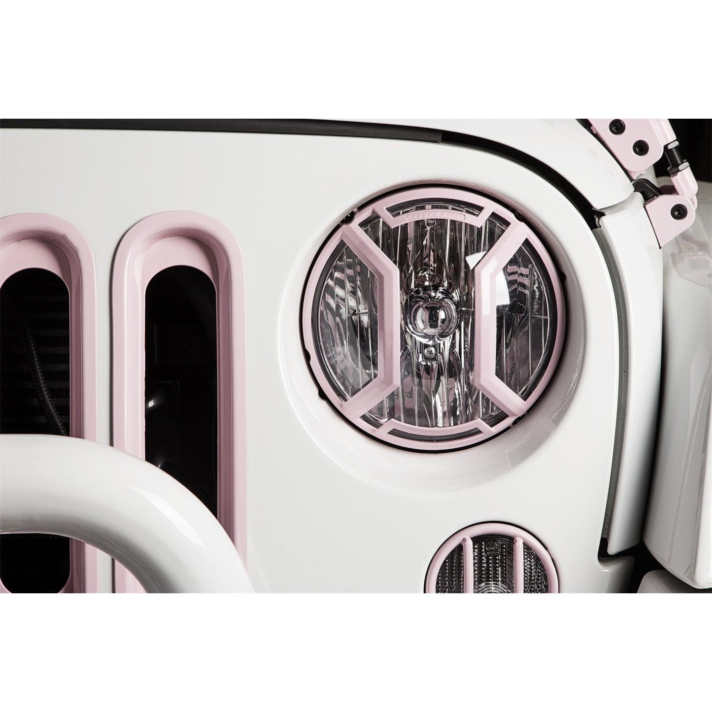 RUGGED RIDGE | 11230.16 | Elite Headlight Euro Guards, Raw; 07-17 Jk/Jku