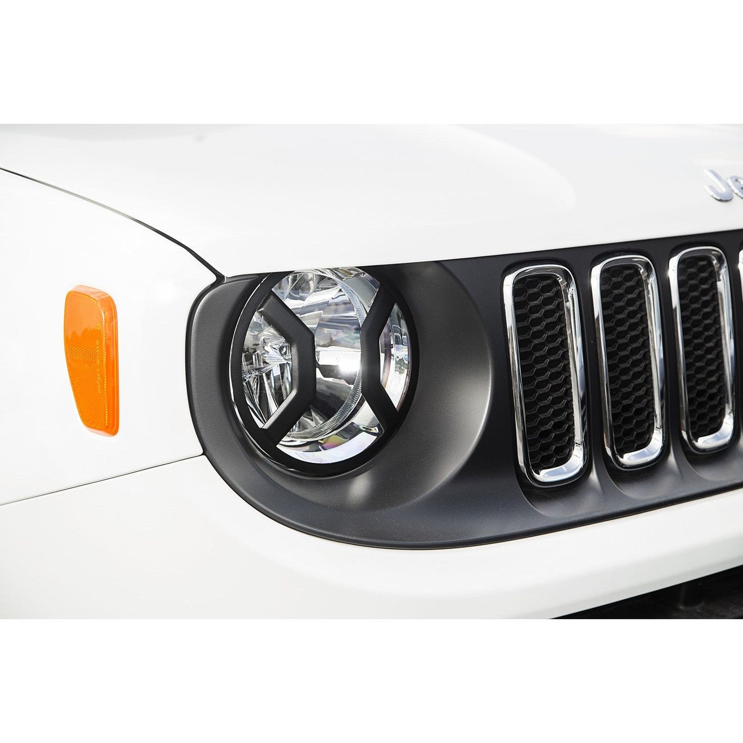 RUGGED RIDGE | 11230.2 | Headlight Euro Guards, Tex. Black, 15-17 Renegade