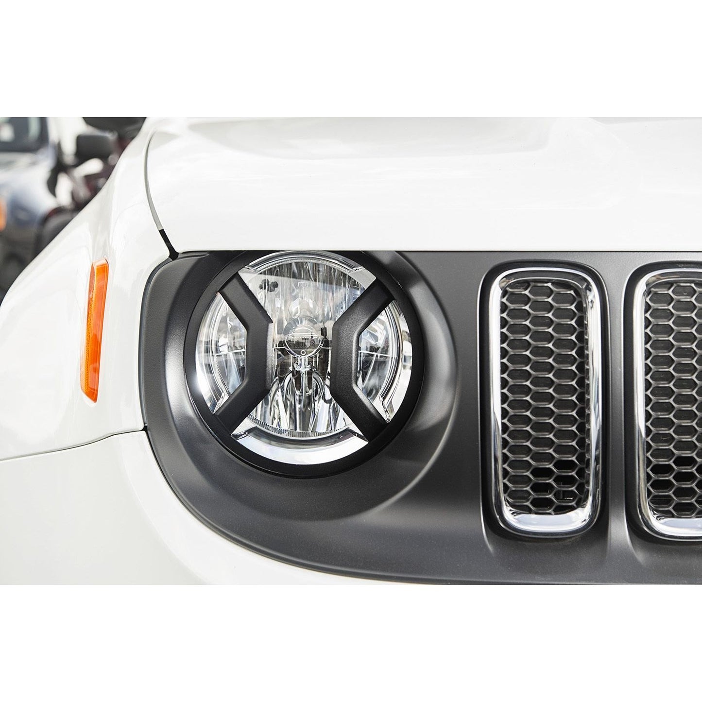 RUGGED RIDGE | 11230.2 | Headlight Euro Guards, Tex. Black, 15-17 Renegade