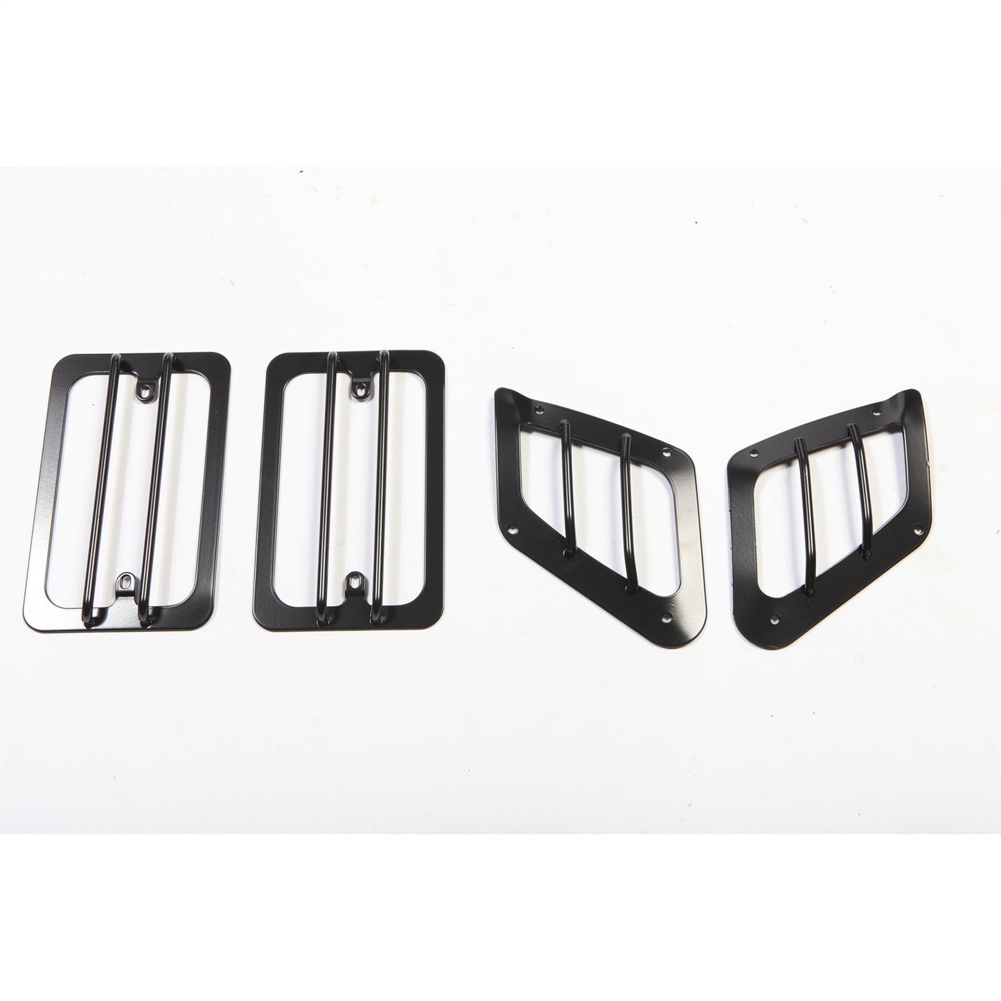 RUGGED RIDGE | 11231.01 | Front Side Marker And Park Euro Guards, Black, 97-06 Wrangler/Unlimited (4 Piece