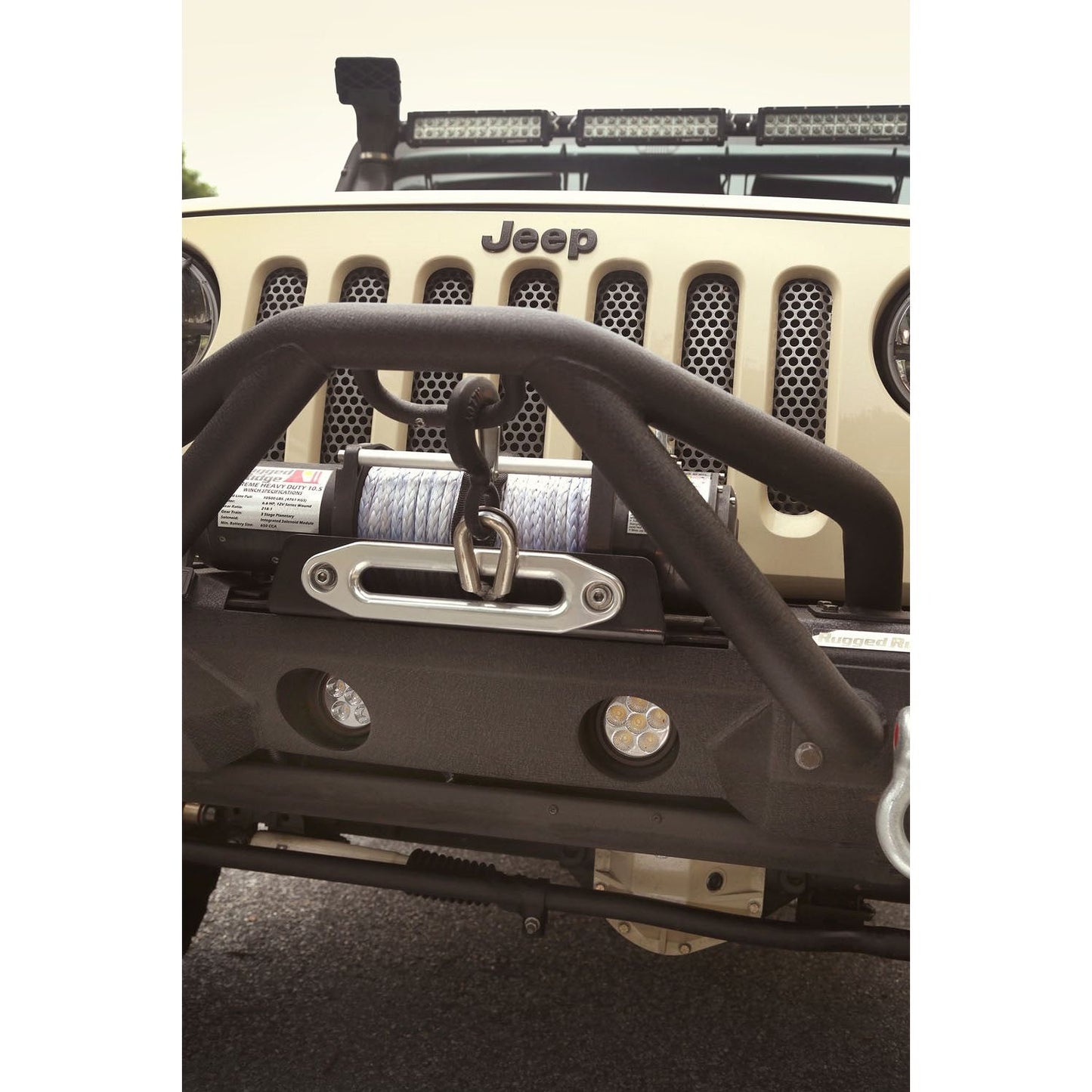 RUGGED RIDGE | 11232.23 | 07-15 Jeep Wrangler Led Light Mount Brackets Circle