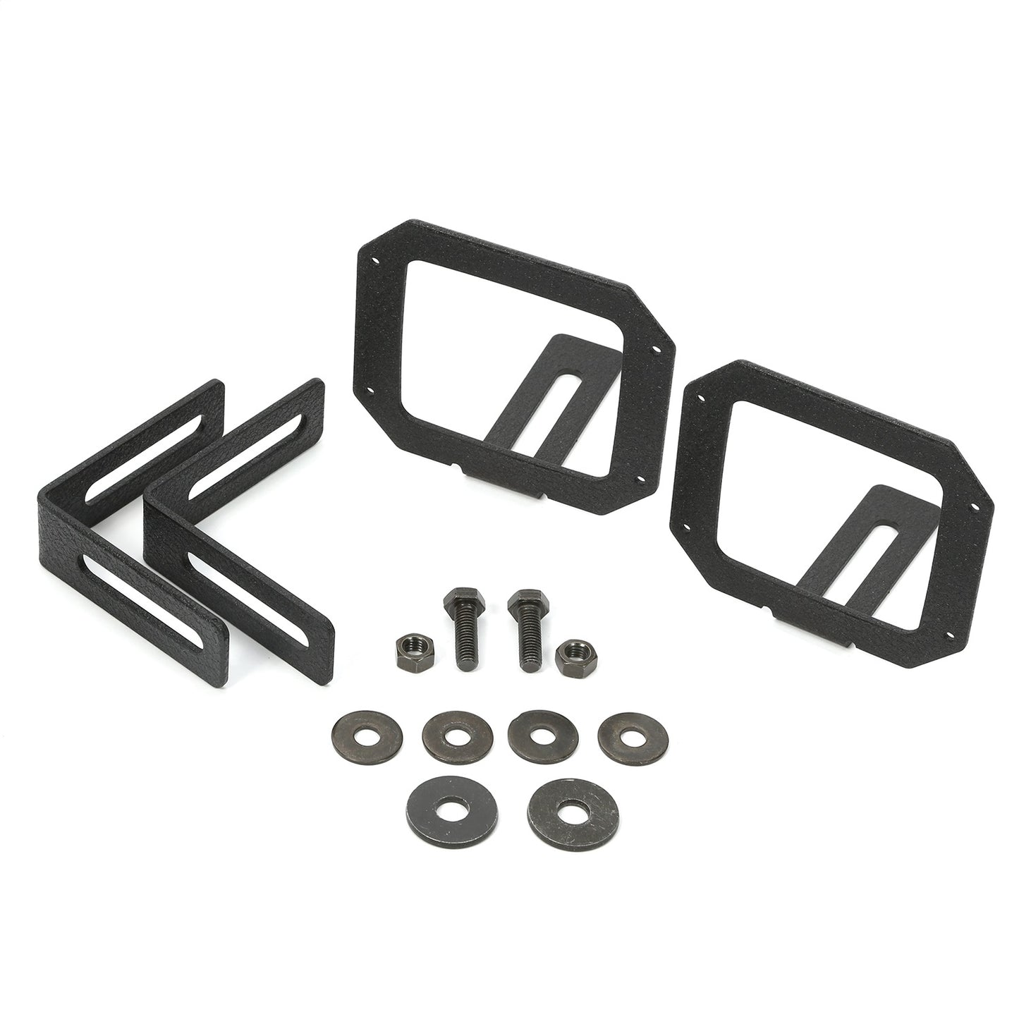 RUGGED RIDGE | 11232.24 | 07-15 Jeep Wrangler Led Light Mount Brackets Square