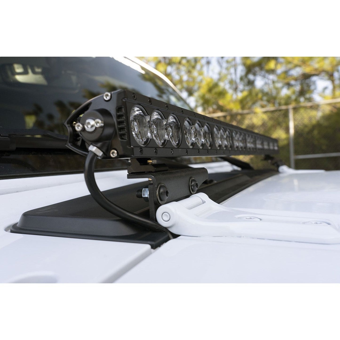 RUGGED RIDGE | 11232.71 | Cowl Light Bar Bracket, 18-19 Jeep Wrangler Jl