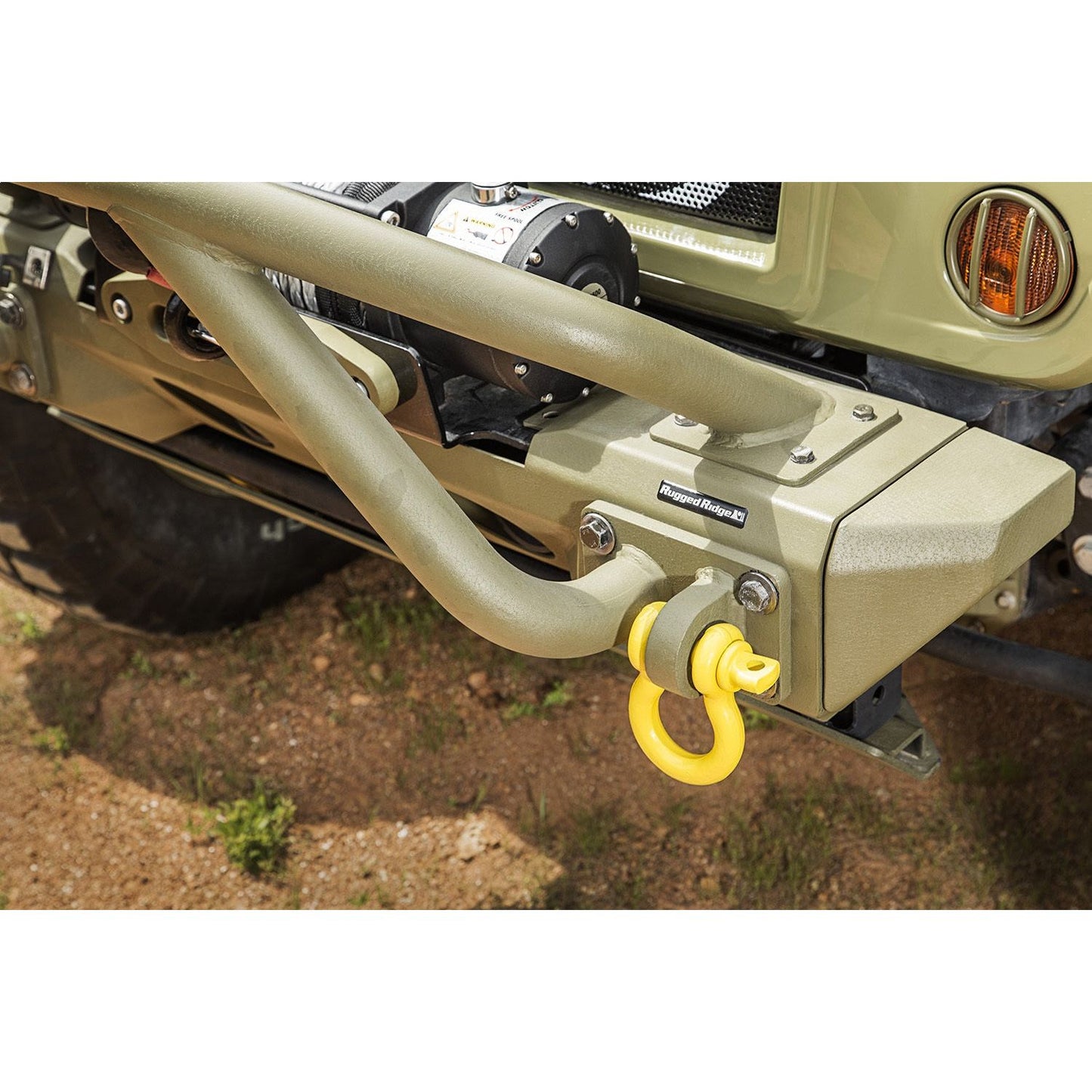 RUGGED RIDGE | 11235.14 | D-Rings, 7/8-Inch, Yellow, Pair