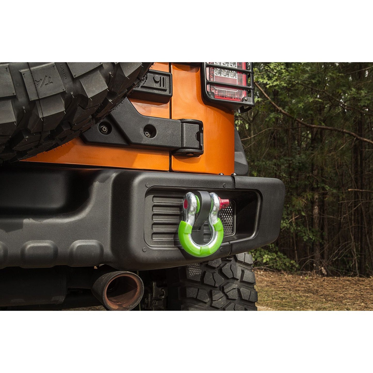 RUGGED RIDGE | 11235.43 | D-Ring Isolator Kit, Green Pair, 7/8-Inch